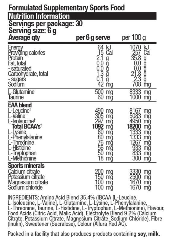BSc - EAA's + Hydration - Supplements - Tropical - Cave Sports Nutrition
