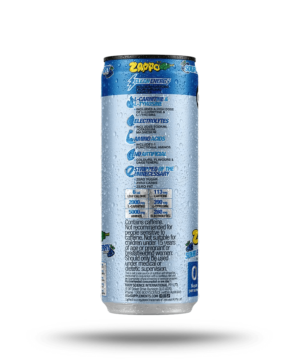 BSc Energy Shred + Hydration (355ml) RTD - Cafe - Sour Grape - Cave Sports Nutrition