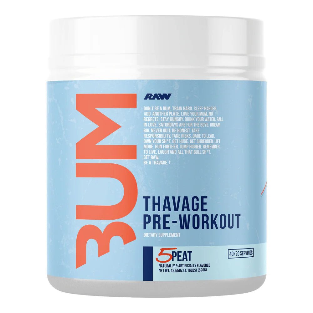Cbum - Thavage Pre - Workout - Supplements - 40 Serves - Cave Sports Nutrition