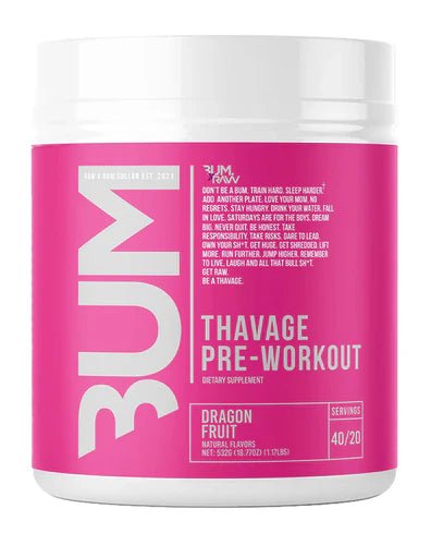 Cbum - Thavage Pre - Workout - Supplements - 40 Serves - Cave Sports Nutrition