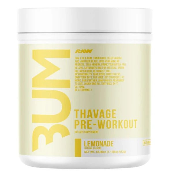 Cbum - Thavage Pre - Workout - Supplements - 40 Serves - Cave Sports Nutrition