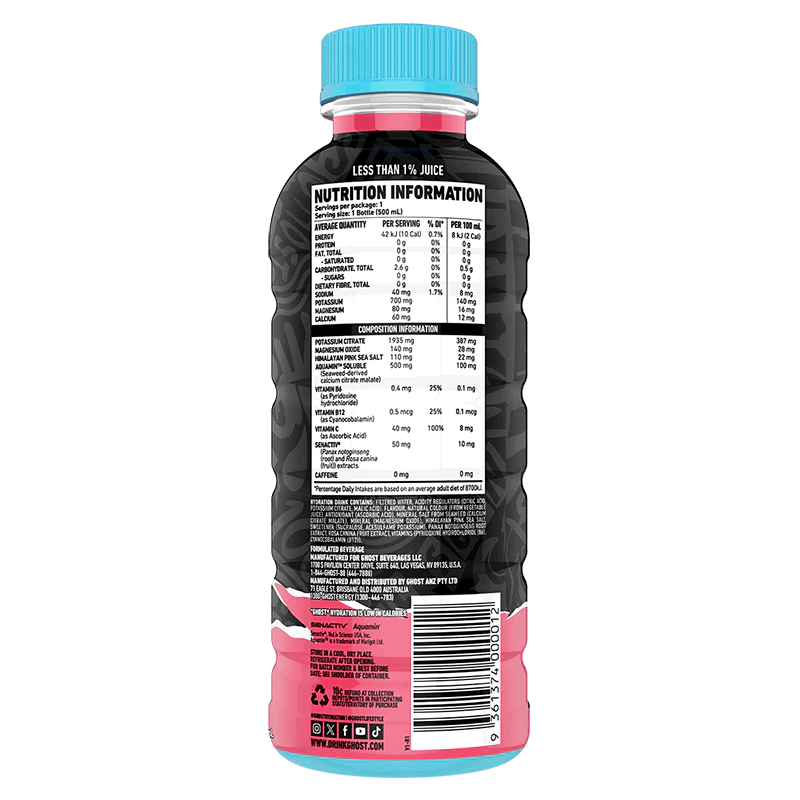 Ghost - Hydration RTD - Cafe - Orange Squeeze - Cave Sports Nutrition
