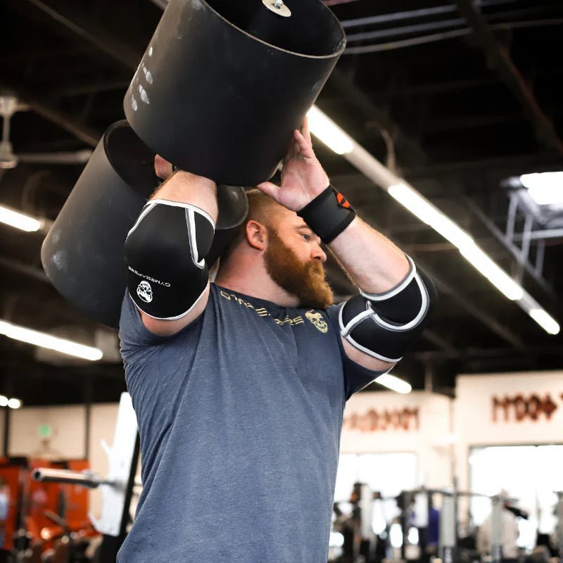 Gymreapers - Elbow Sleeves 5mm Neoprene - Training Accessories - Green - Cave Sports Nutrition