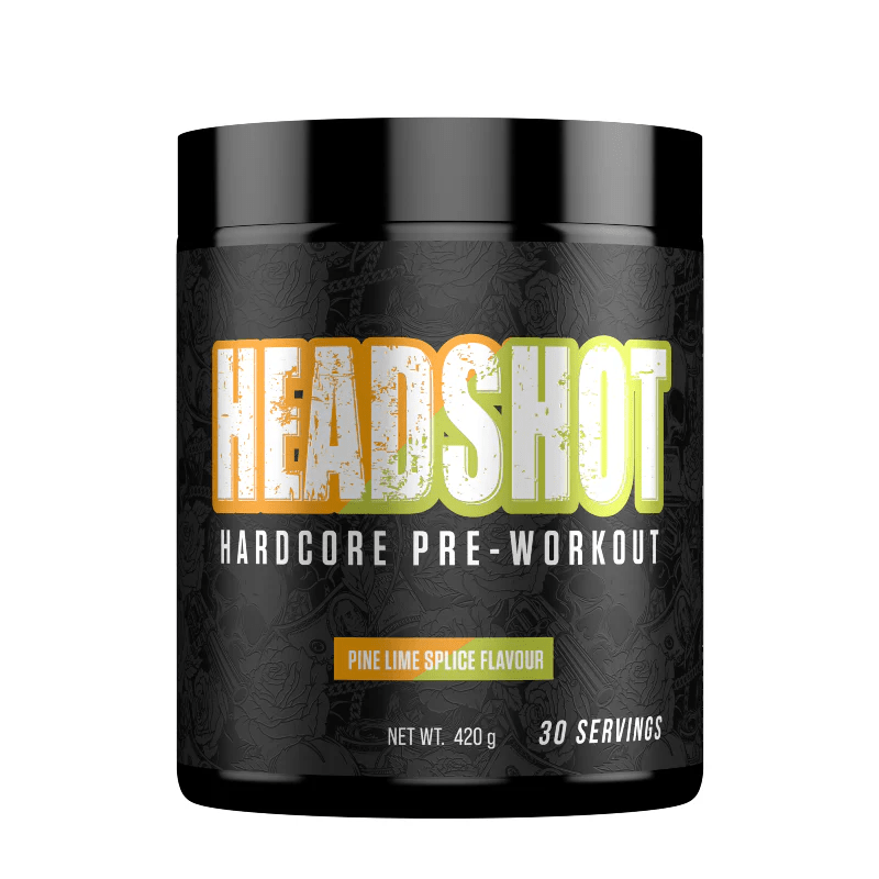 Headshot - Hardcore Pre - Workout - Supplements - Pine Lime Splice - Cave Sports Nutrition