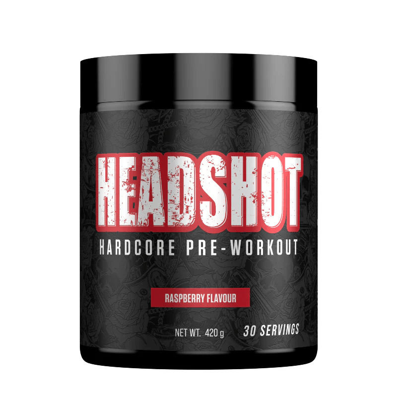 Headshot - Hardcore Pre - Workout - Supplements - Raspberry - Cave Sports Nutrition