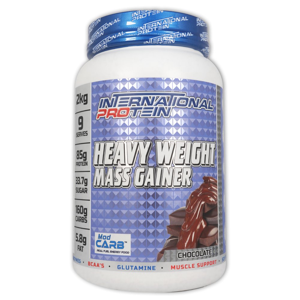International Protein - Heavyweight Mass Gainer - Supplements - 2kg - Cave Sports Nutrition