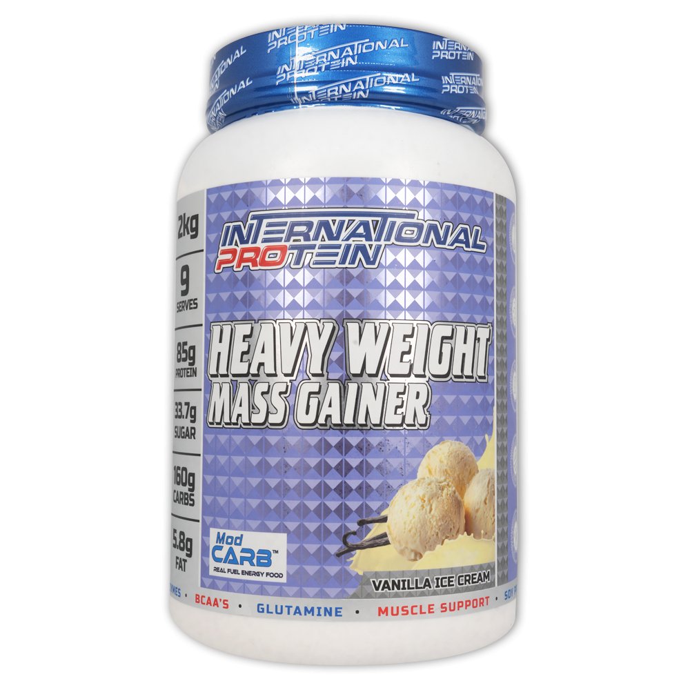 International Protein - Heavyweight Mass Gainer - Supplements - 2kg - Cave Sports Nutrition