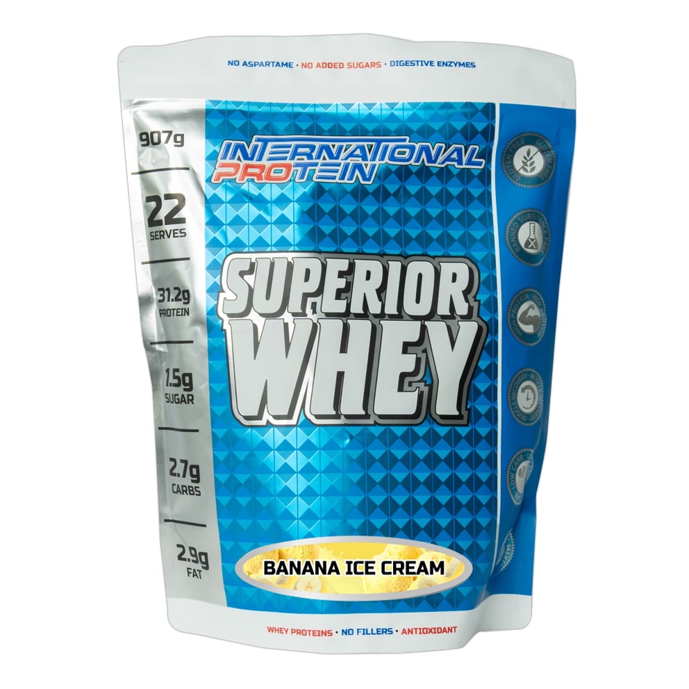 International Protein - Superior Whey - Supplements - 22 Serves - Cave Sports Nutrition