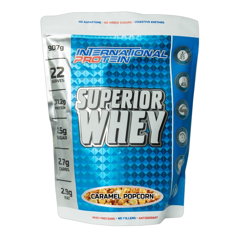 International Protein - Superior Whey - Supplements - 22 Serves - Cave Sports Nutrition