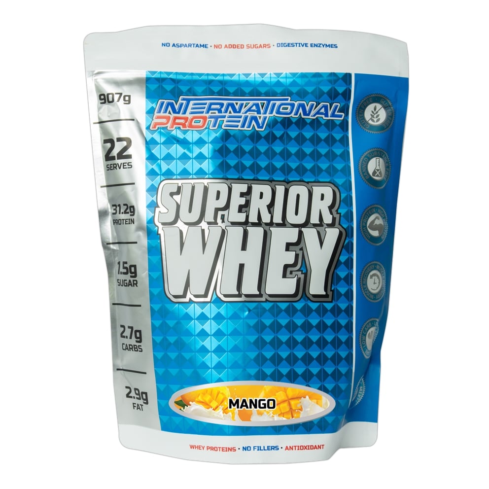 International Protein - Superior Whey - Supplements - 22 Serves - Cave Sports Nutrition