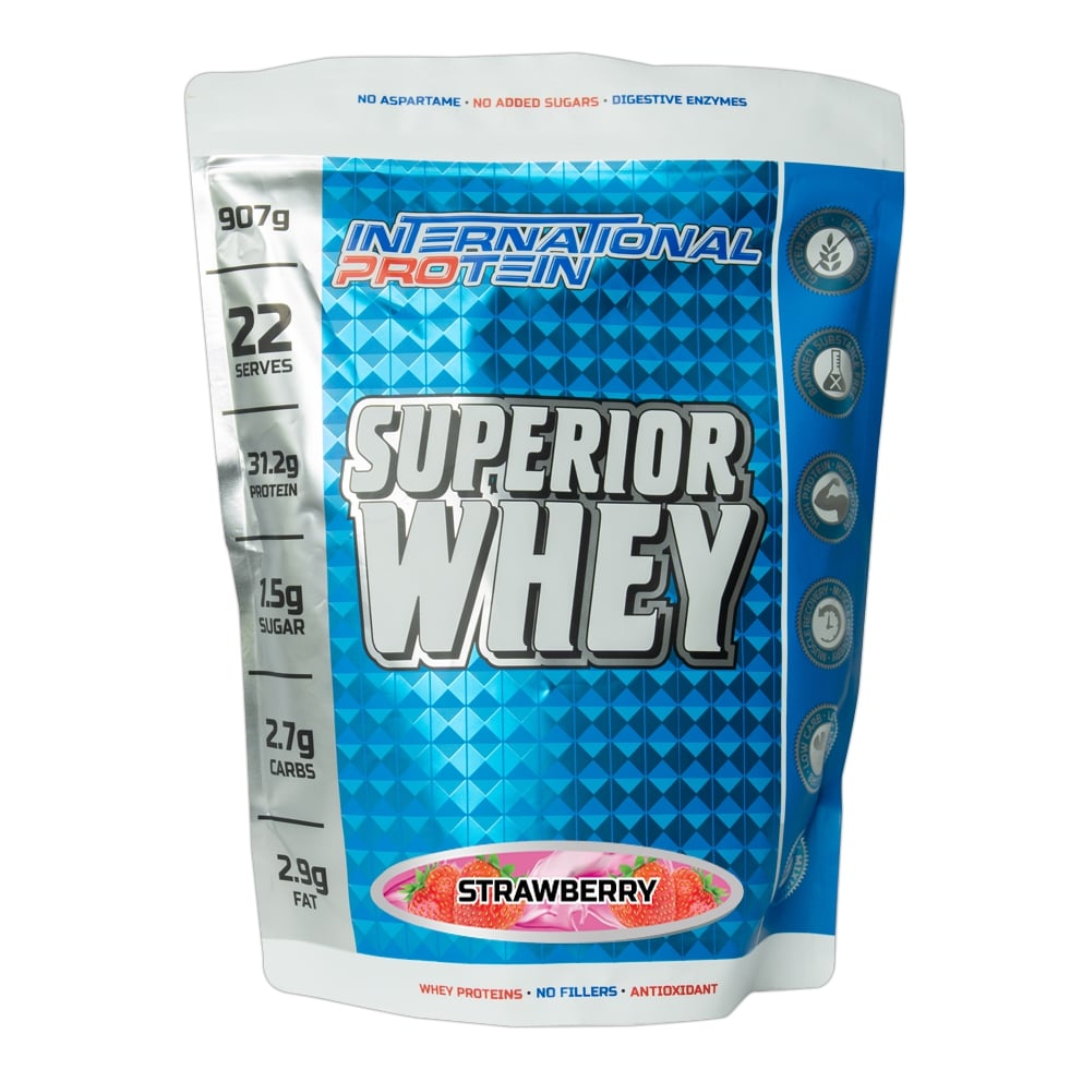 International Protein - Superior Whey - Supplements - 22 Serves - Cave Sports Nutrition