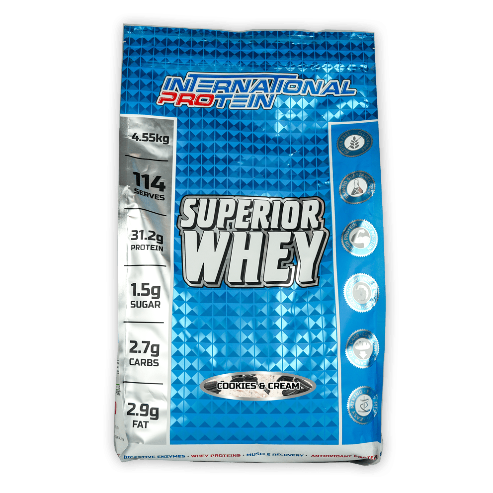 International Protein - Superior Whey - Supplements - 114 Serves - Cave Sports Nutrition