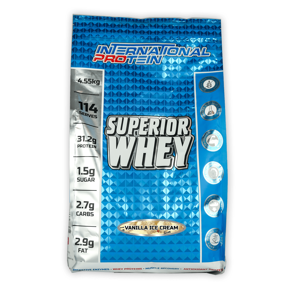 International Protein - Superior Whey - Supplements - 114 Serves - Cave Sports Nutrition