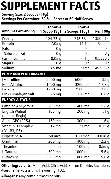 Krupt - Villain - Supplements - Lime Rush - Cave Sports Nutrition