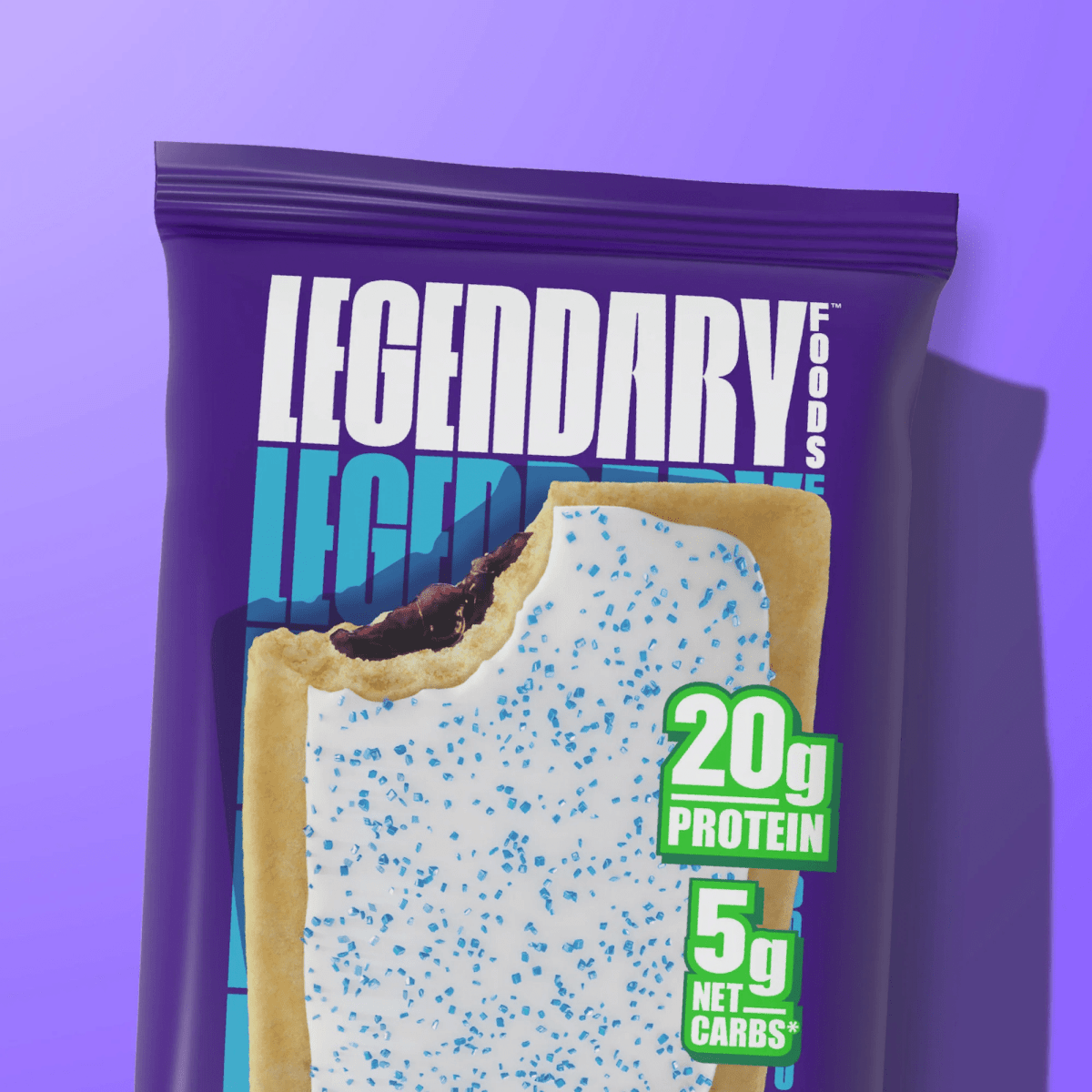 Legendary Foods - Protein Pastry - Cafe - Blueberry - Cave Sports Nutrition
