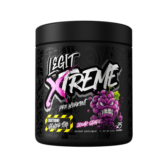 Legit - Xtreme Pre Workout - Supplements - Sour Grape - Cave Sports Nutrition
