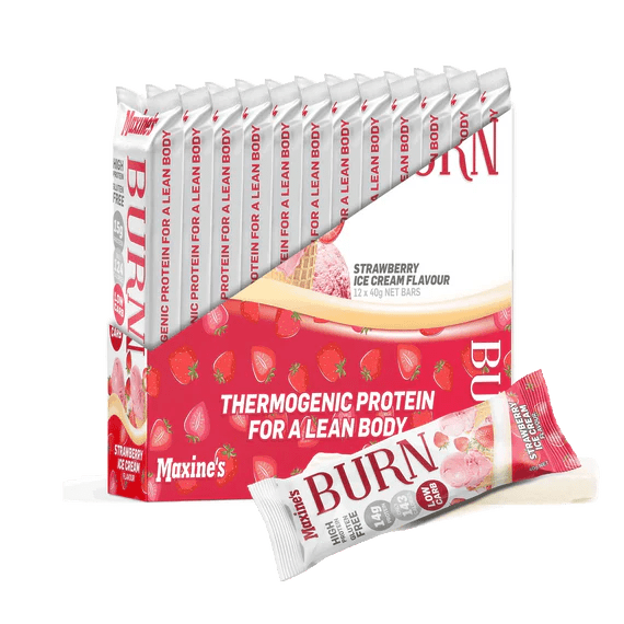Maxine's - Burn Protein Bar - Supplements - 40g - Cave Sports Nutrition