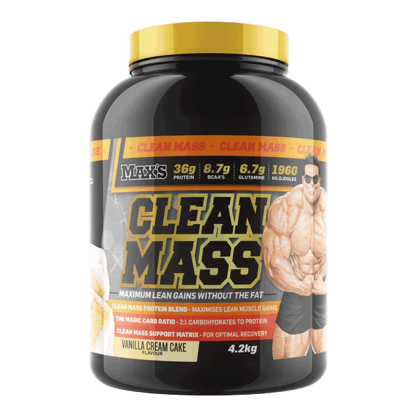Max's Supplements - Clean Mass - Supplements - 4.2kg - Cave Sports Nutrition