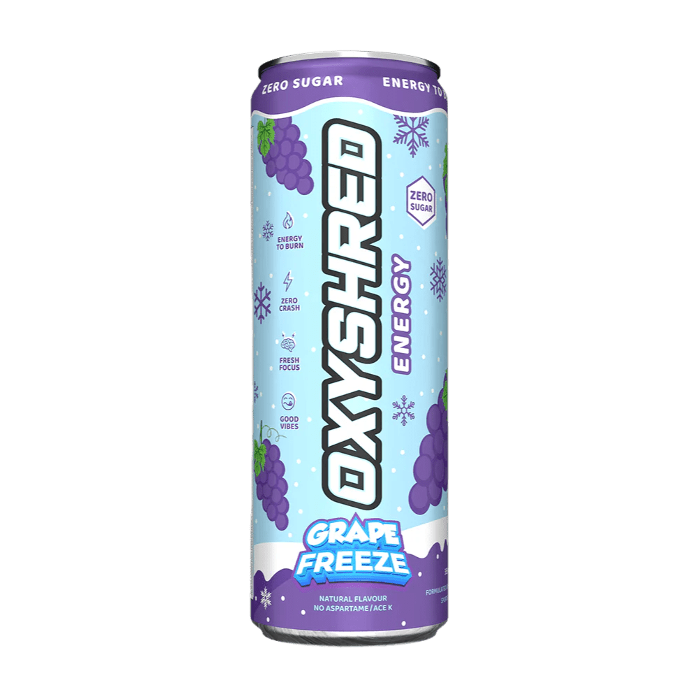 OxyShred Energy Drink by EHP Labs - Cafe - Grape Freeze - Cave Sports Nutrition
