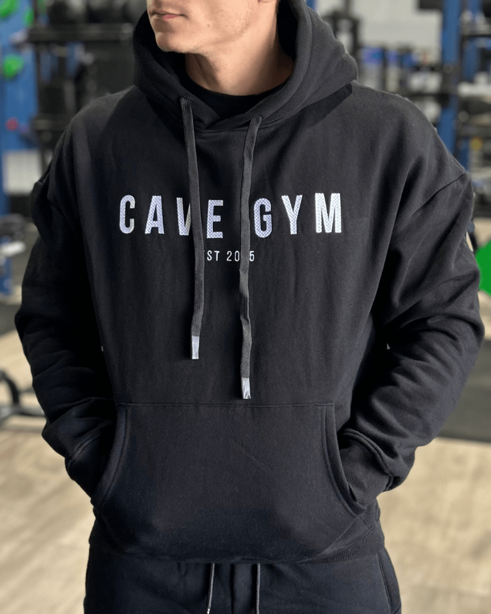 Pullover Hoodie - Cave Merch - Merchandise - Black - Cave Sports Nutrition