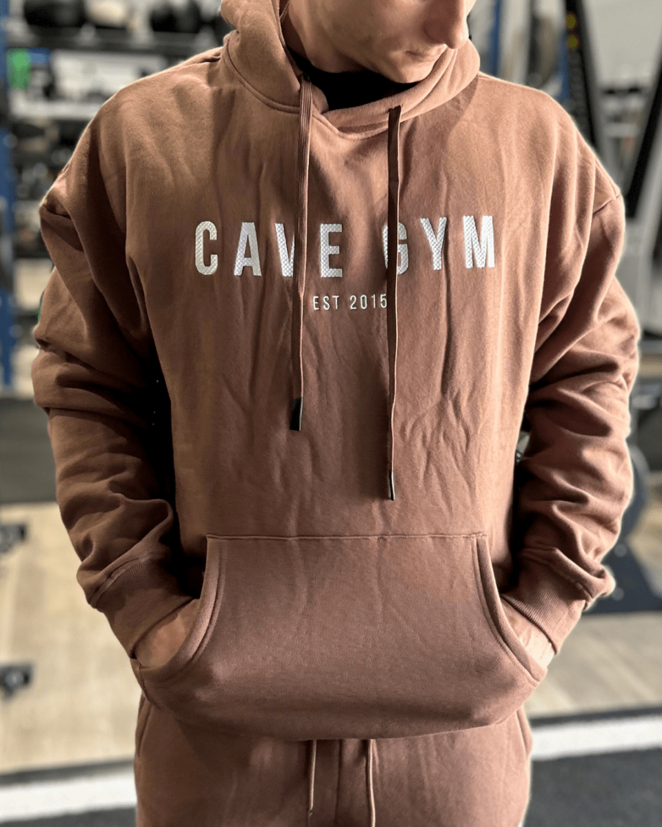 Pullover Hoodie - Cave Merch - Merchandise - Chocolate - Cave Sports Nutrition