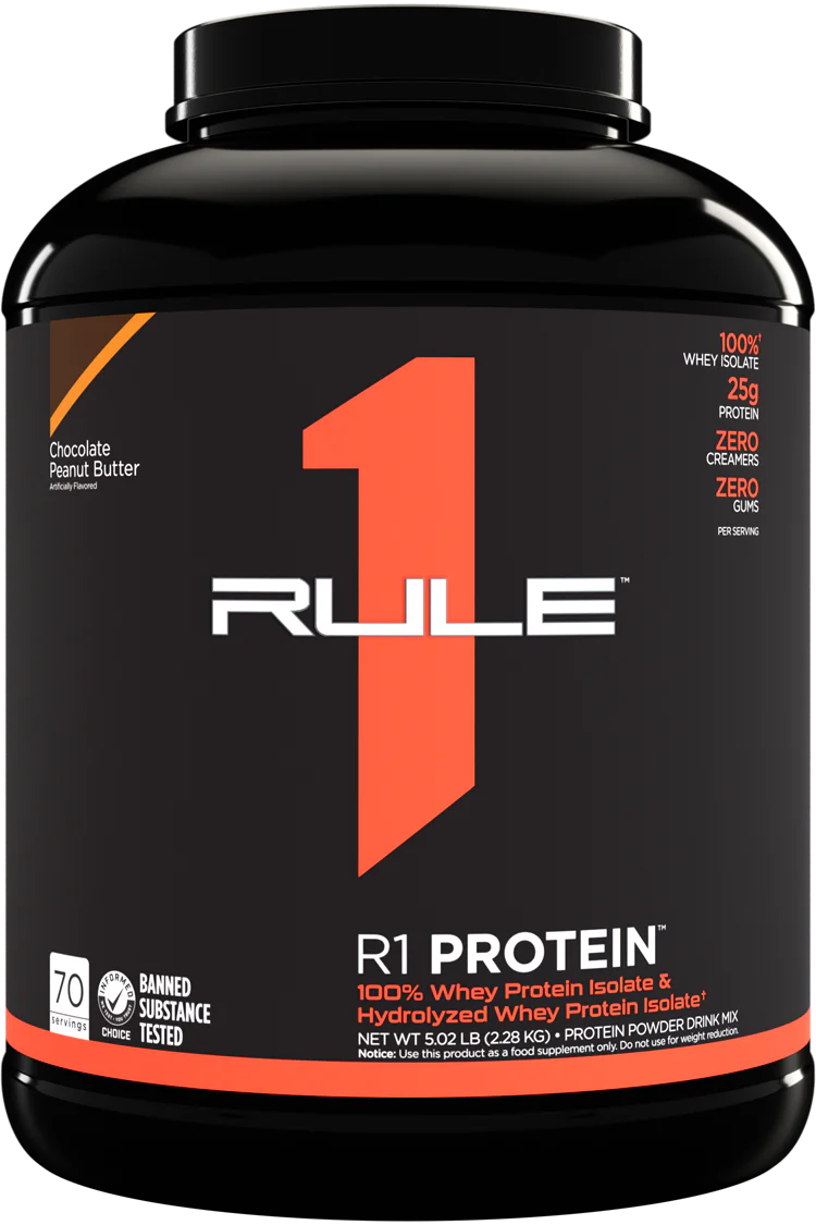 Rule1 Proteins - R1 Protein WPI - Supplements - 5lb - Cave Sports Nutrition