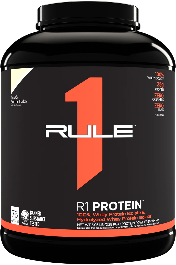 Rule1 Proteins - R1 Protein WPI - Supplements - 5lb - Cave Sports Nutrition