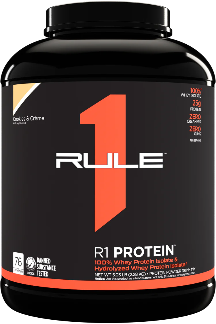 Rule1 Proteins - R1 Protein WPI - Supplements - 5lb - Cave Sports Nutrition