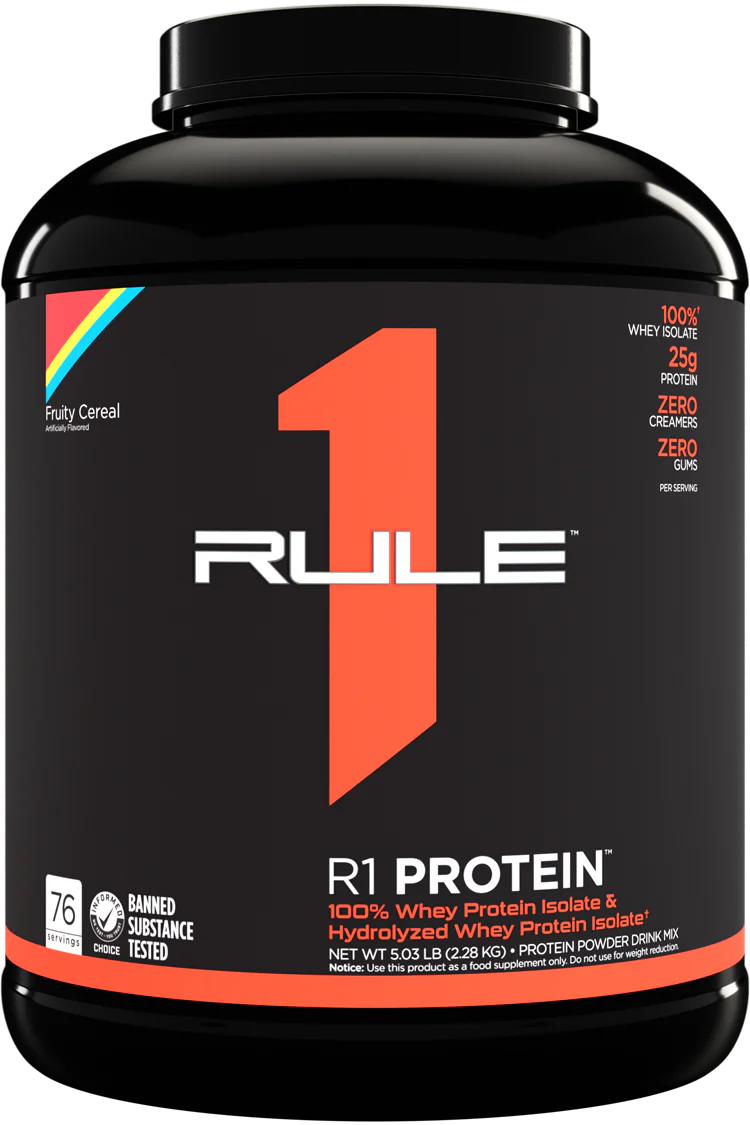 Rule1 Proteins - R1 Protein WPI - Supplements - 5lb - Cave Sports Nutrition