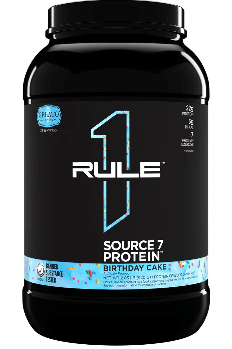 Rule1 Proteins - Source 7 Protein - Supplements - 2lbs - Cave Sports Nutrition