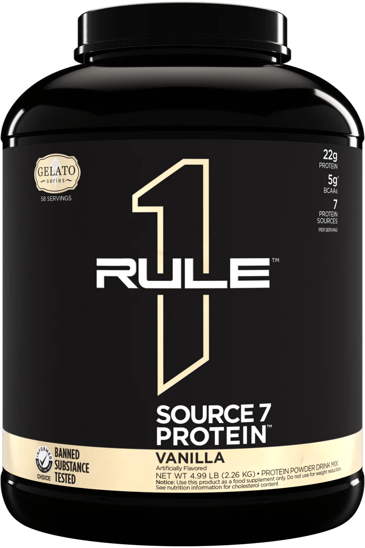 Rule1 Proteins - Source 7 Protein - Supplements - 5lbs - Cave Sports Nutrition
