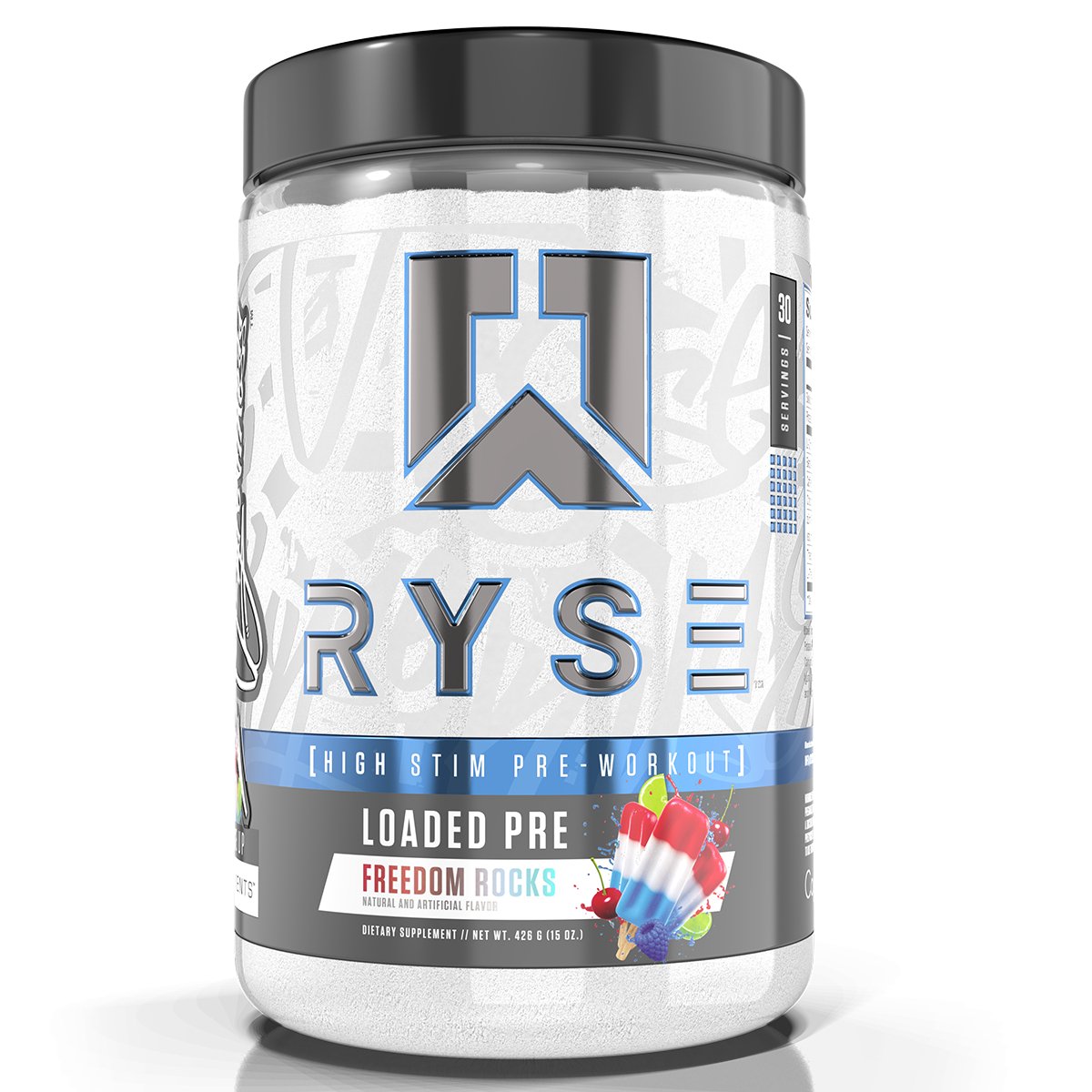 Ryse - Loaded Pre - Workout - Supplements - 30 Serves - Cave Sports Nutrition