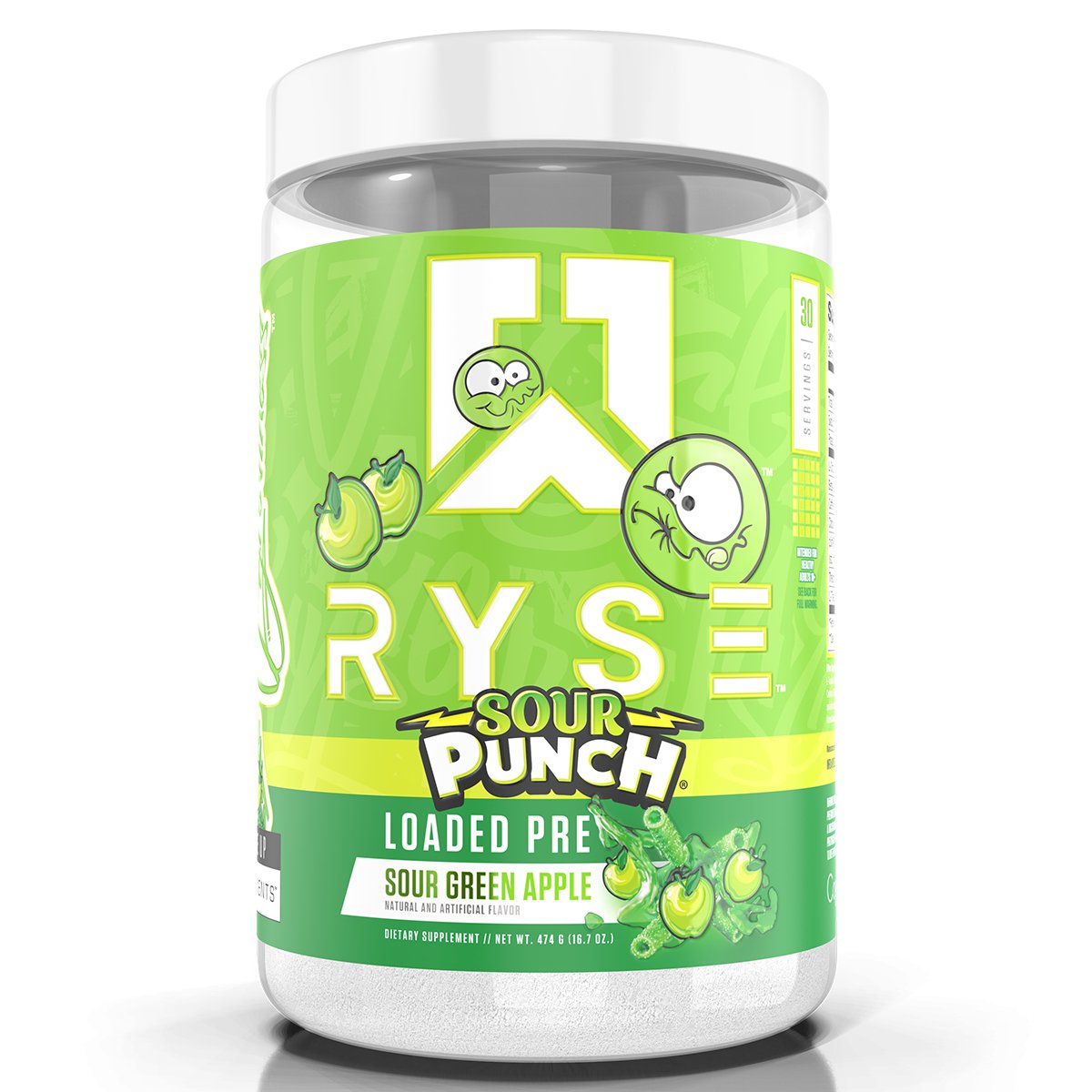 Ryse - Loaded Pre - Workout - Supplements - 30 Serves - Cave Sports Nutrition
