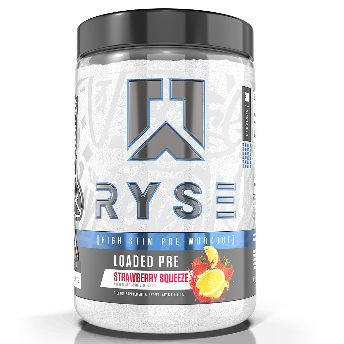 Ryse - Loaded Pre - Workout - Supplements - 30 Serves - Cave Sports Nutrition