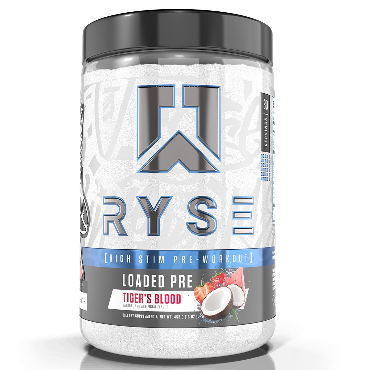 Ryse - Loaded Pre - Workout - Supplements - 30 Serves - Cave Sports Nutrition