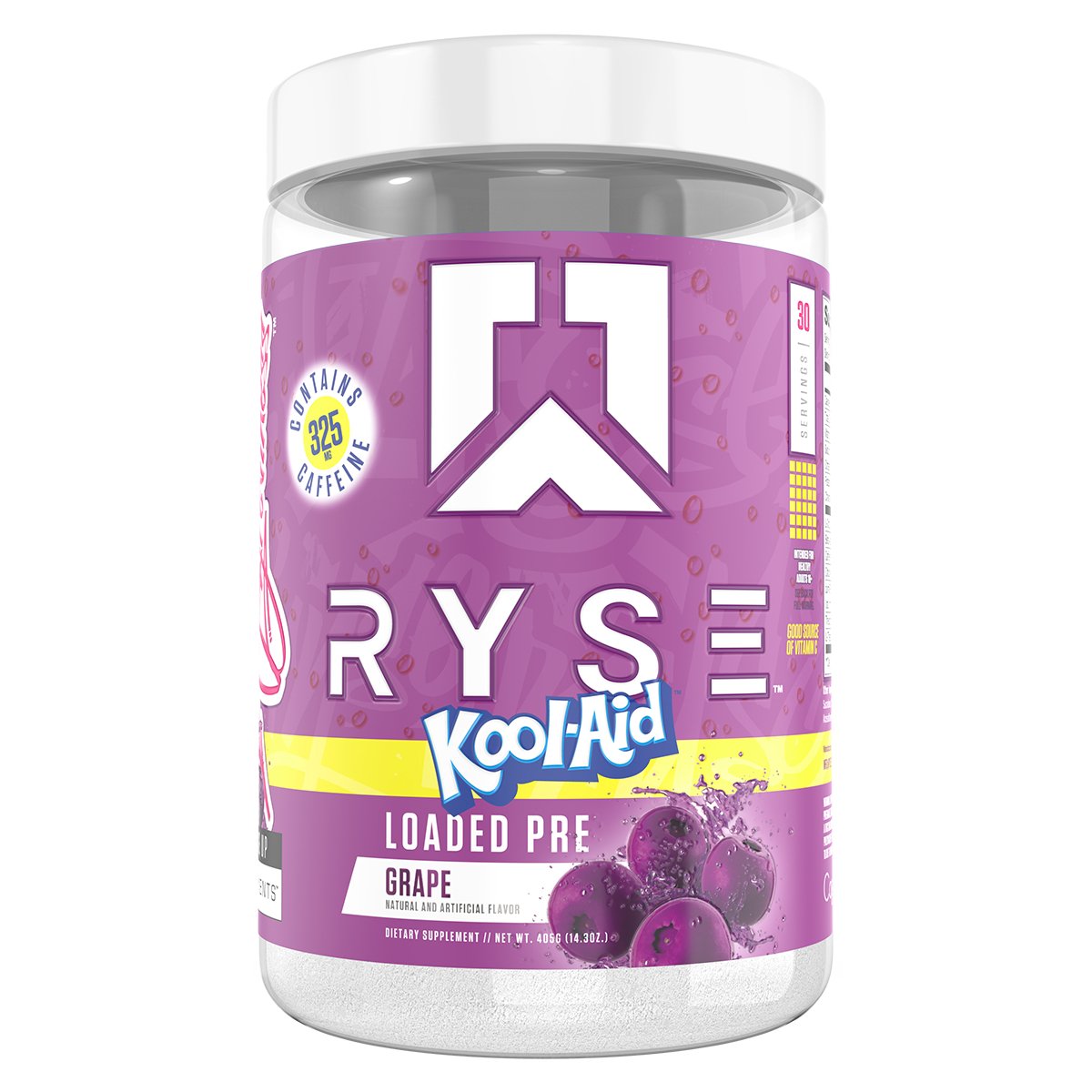 Ryse - Loaded Pre - Workout - Supplements - 30 Serves - Cave Sports Nutrition