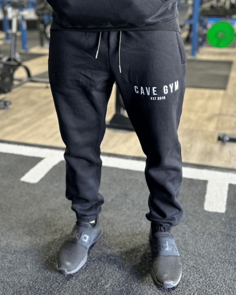 Trackies - Cave Merch - Merchandise - Black - Cave Sports Nutrition
