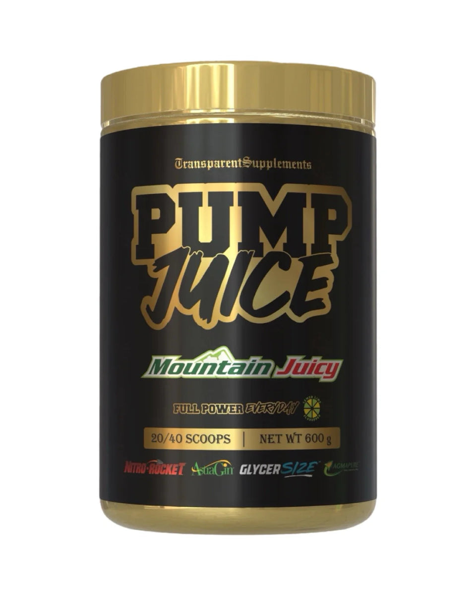 Transparent Supplements - Pump Juice - Supplements - 20/40 Serves - Cave Sports Nutrition