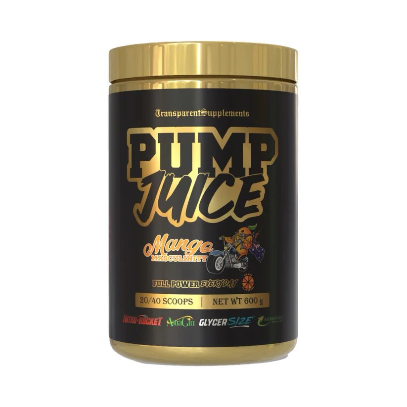 Transparent Supplements - Pump Juice - Supplements - 20/40 Serves - Cave Sports Nutrition