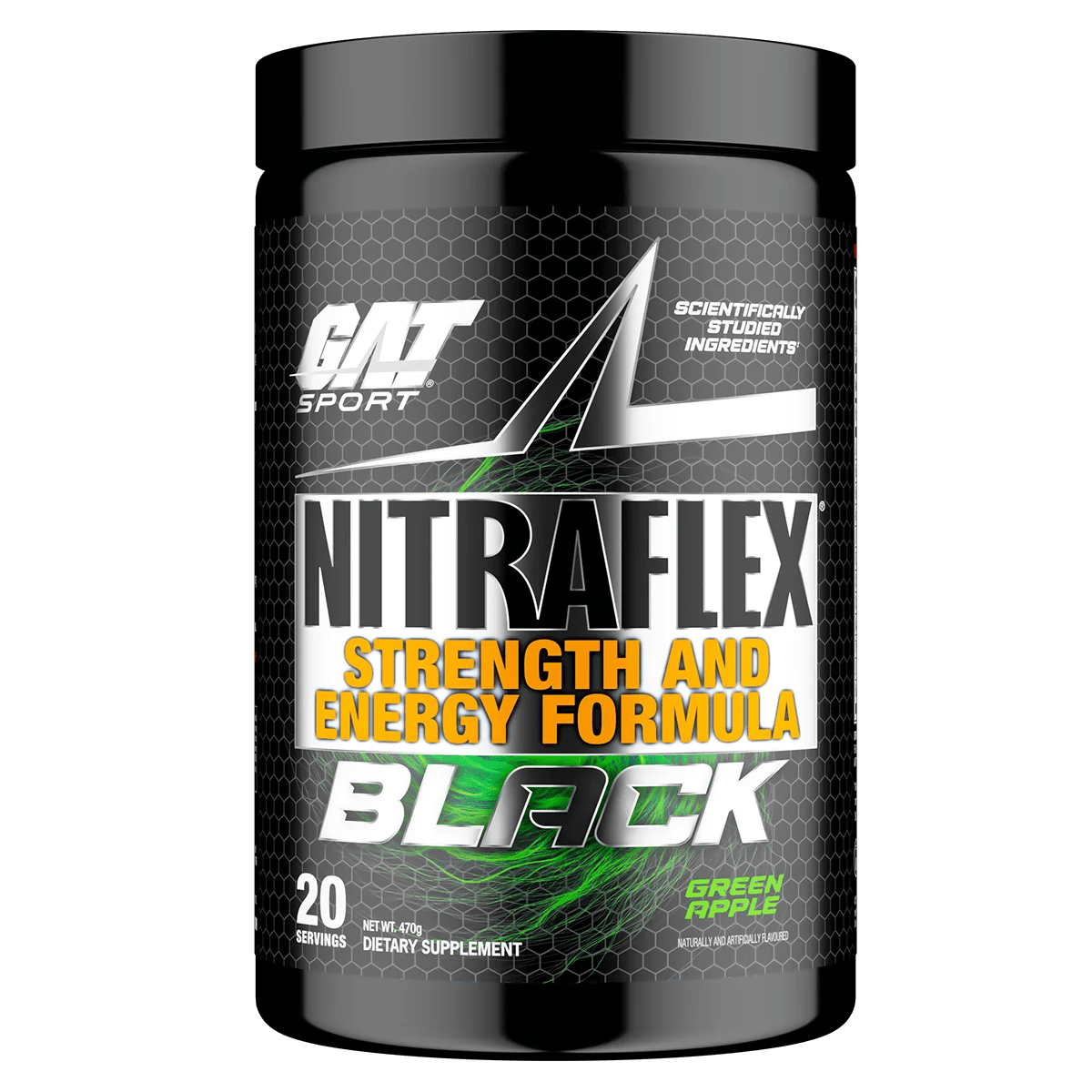 GAT Sport - Nitraflex Black - Supplements - 20 Serves - Cave Sports Nutrition