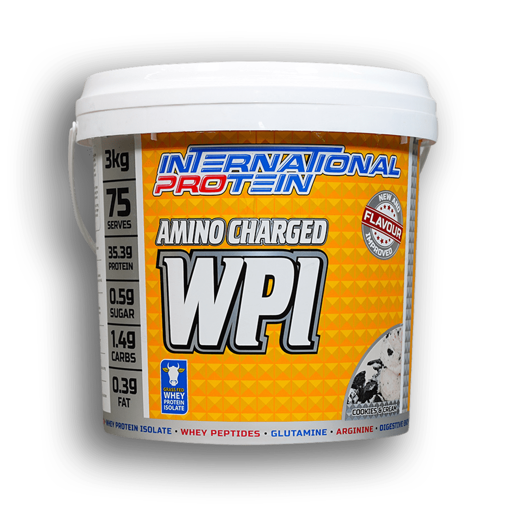 International Protein - Amino Charged Protein WPI - Supplements - 3kg - Cave Sports Nutrition