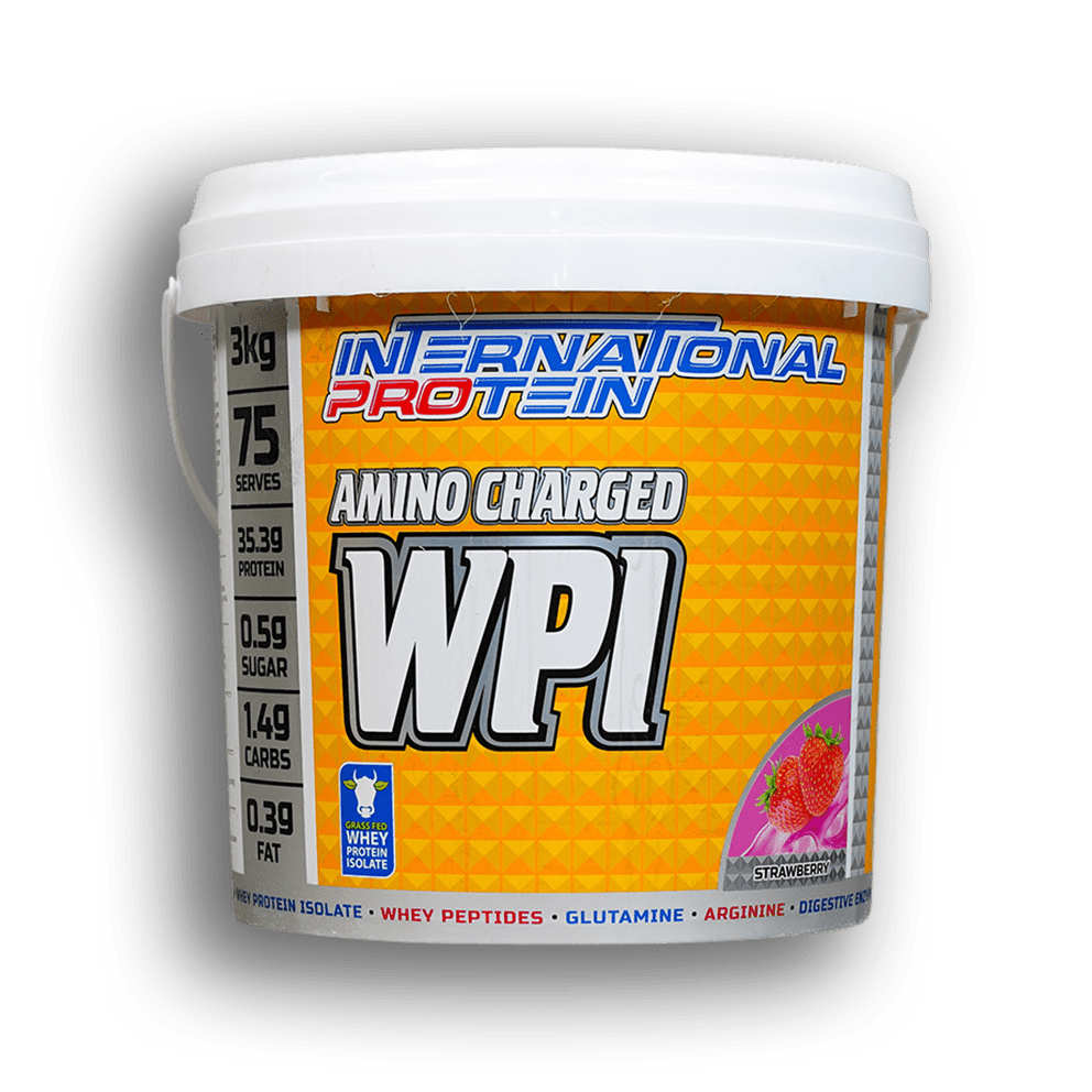 International Protein - Amino Charged Protein WPI - Supplements - 3kg - Cave Sports Nutrition