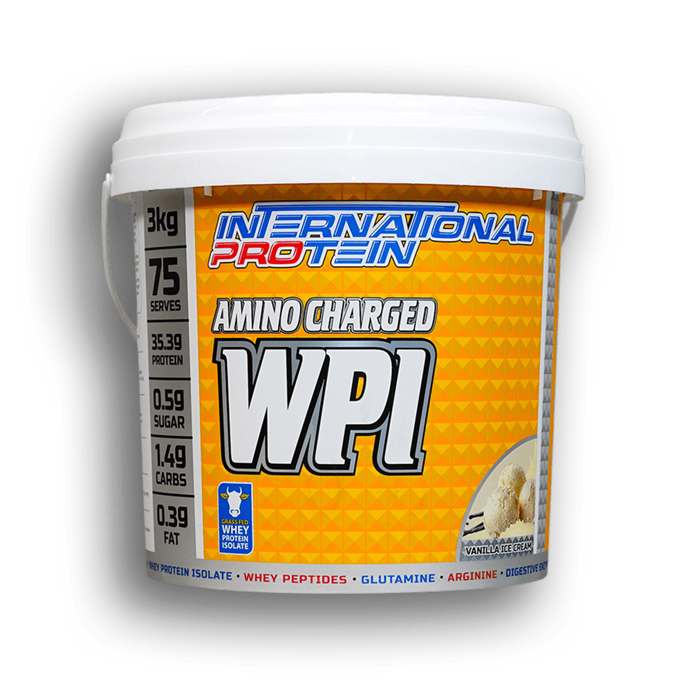 International Protein - Amino Charged Protein WPI - Supplements - 3kg - Cave Sports Nutrition