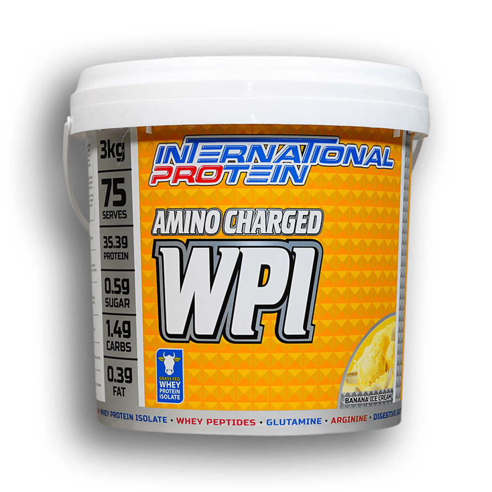 International Protein - Amino Charged Protein WPI - Supplements - 3kg - Cave Sports Nutrition