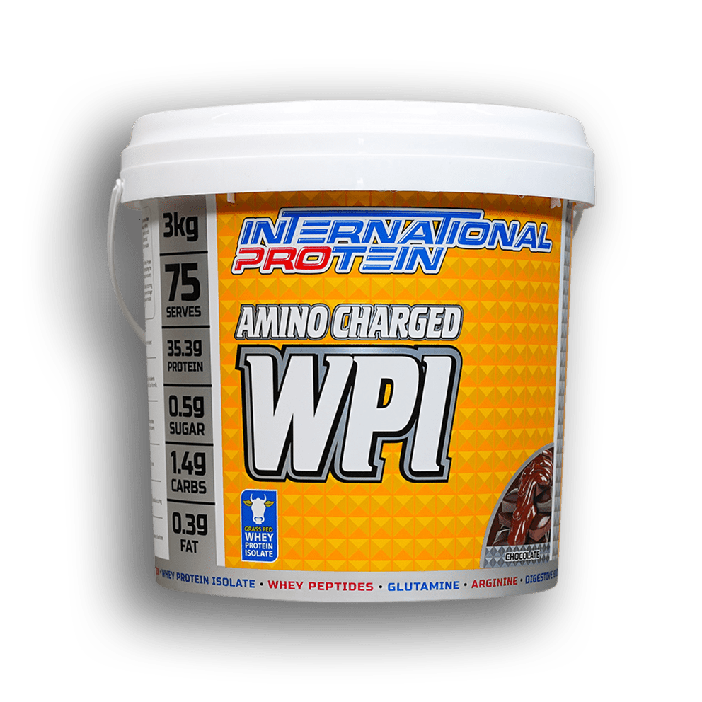 International Protein - Amino Charged Protein WPI - Supplements - 3kg - Cave Sports Nutrition