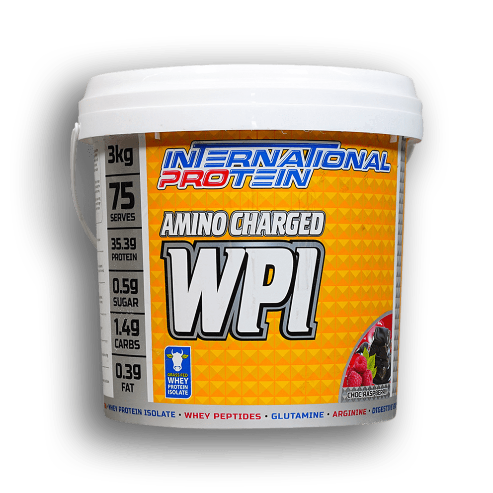 International Protein - Amino Charged Protein WPI - Supplements - 3kg - Cave Sports Nutrition