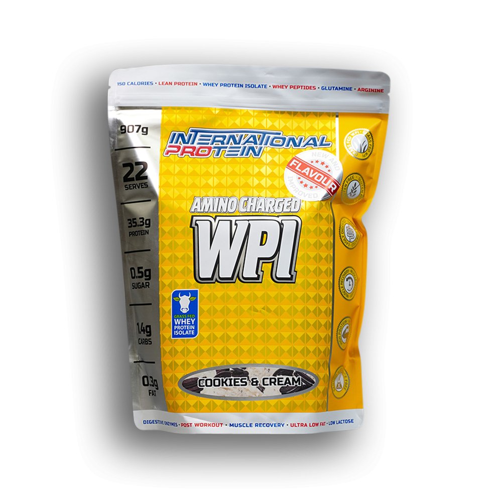 International Protein - Amino Charged Protein WPI - Supplements - 907g - Cave Sports Nutrition
