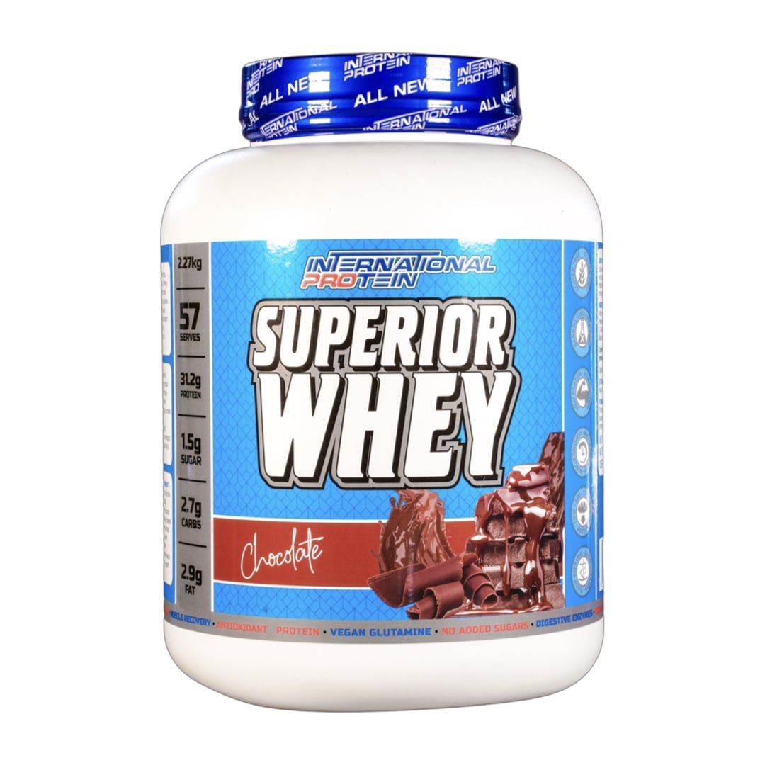 International Protein - Superior Whey - Supplements - 57 Serves - Cave Sports Nutrition