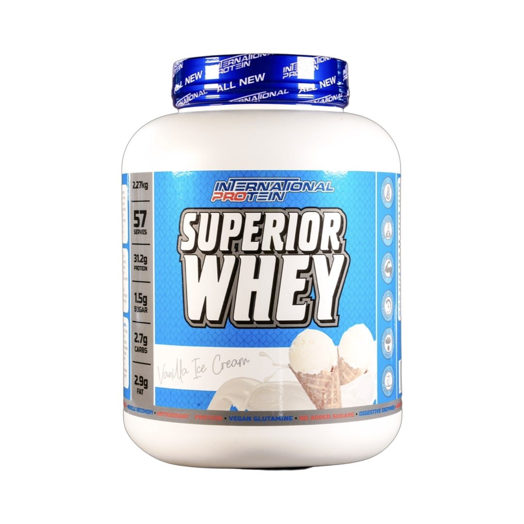 International Protein - Superior Whey - Supplements - 57 Serves - Cave Sports Nutrition