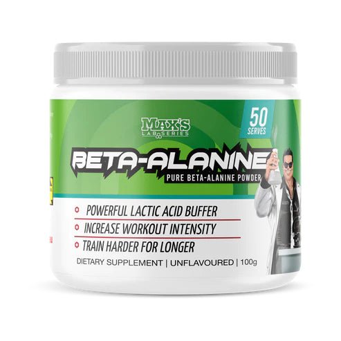 Max's Lab Series - Beta - Alanine - Supplements - 50 Serves/100g - Cave Sports Nutrition